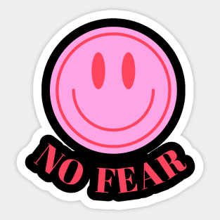 NO FEAR SMILEY Sticker